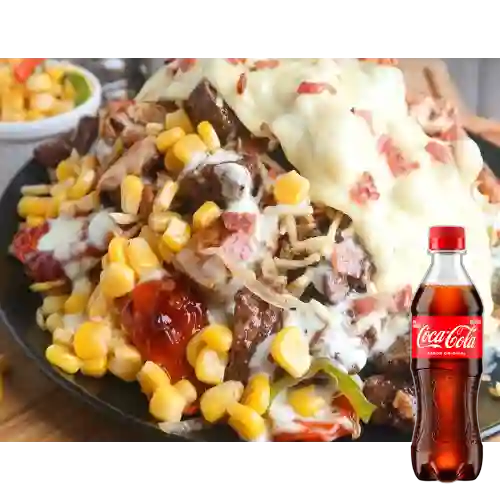 Combo Mazorcada Carne + Coca Cola Original 400 ml