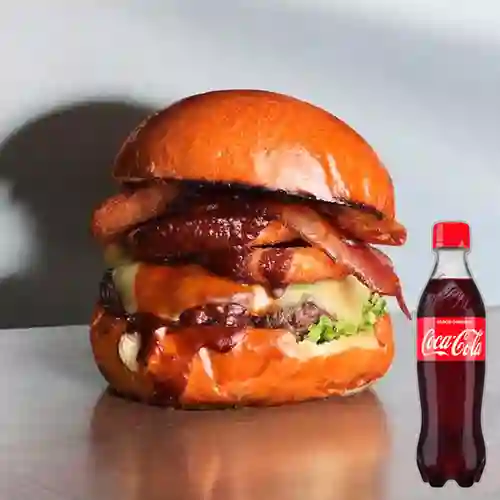 Combo Hamburguesa Smoke +Cocacola Orig 400ml