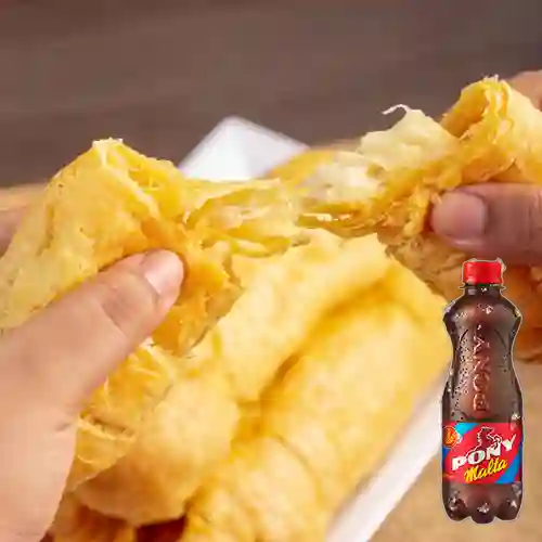 Combo Deditos de Queso + Pony Malta 350 ml