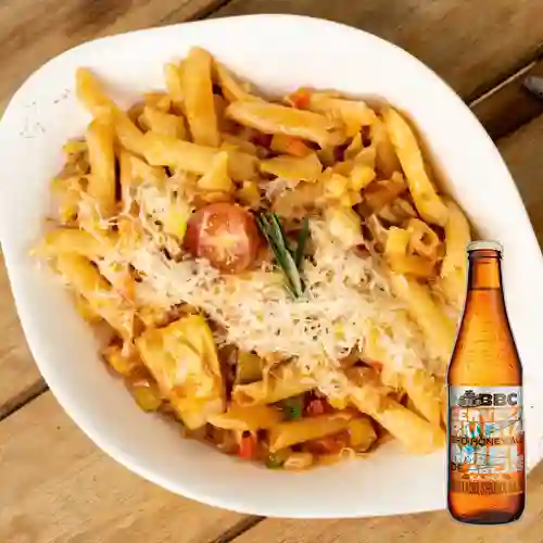 Combo Pasta Ratatouille + BBC Cajica Honey Ale 330 ml