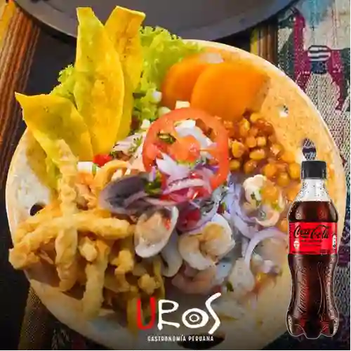 Combo Ceviche Del Barrio + Coca Cola Sin Azúcar 400ml