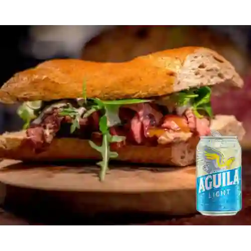 Combo Sándwich Stroud + Cerveza Aguila Light Lta 330ml