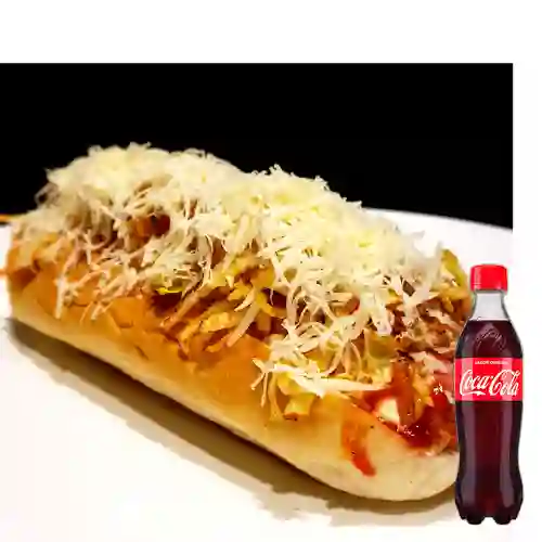 Combo Perro Pancho + Coca-Cola Sabor Original 400 ml