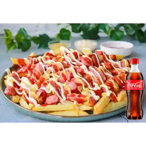 Combo Salchipapa Ranchera + Coca Cola Original 400 ml