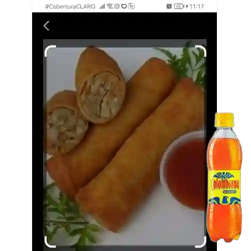 Combo Lumpias de Vegetales + Colombiana 250 ml
