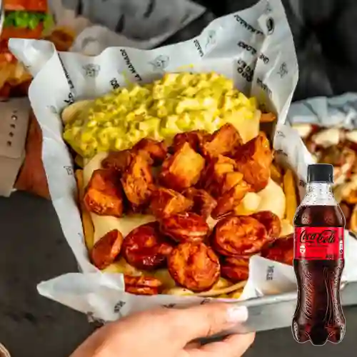 Combo Chicha Fries X1 + Coca Cola Sin Azúcar 400 ml