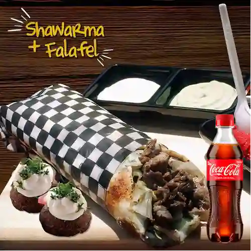 Super Promo Shawarma Especial +Cocacola Org 400ml