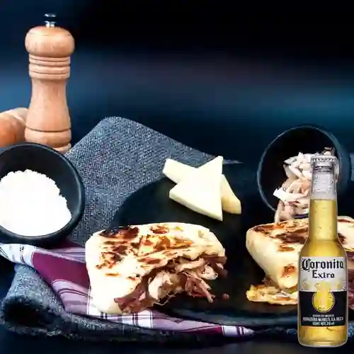 Combo la Infiel + Cerveza Coronita Botella X 210Ml