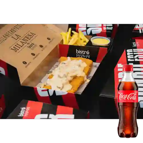 Combo Milanesa - Marinera + Coca Cola Original 400 ml 