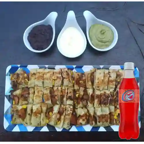 Combo Flautas Tex-mex c/ 4 Ingredientes +Premio 400ml