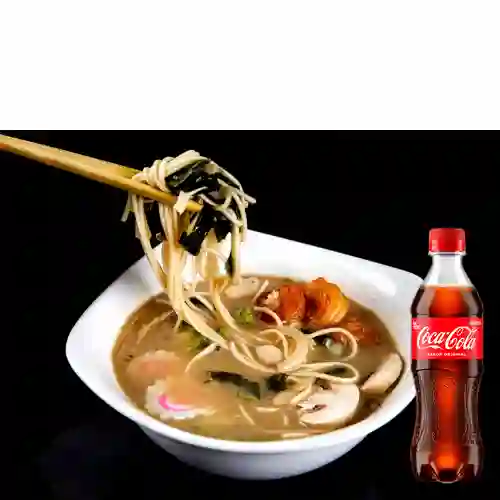 Combo Sopa Ramen + Coca Cola Original 400 ml