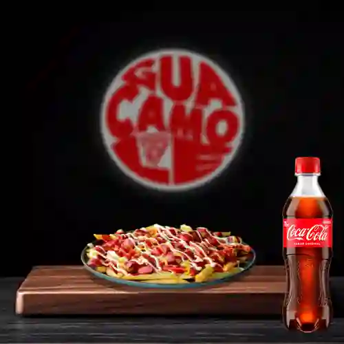 Combo Salchipapa Sencilla + Coca Cola Original 400ML