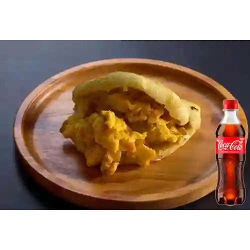 Combo Arepa Rellena de Huevo +Cocacola Orig 400ml