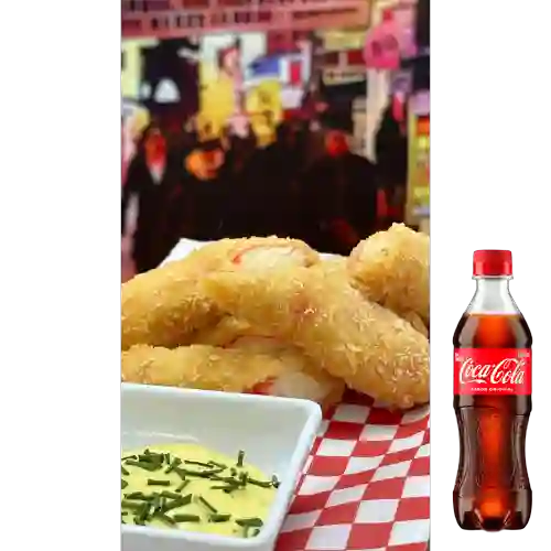 Combo Palmitos Apanados + Coca Cola Original 400 ml