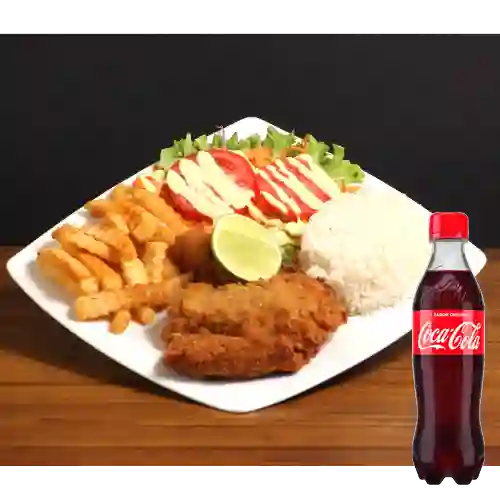 Combo Chuleta Valluna + Coca Cola 400 ml