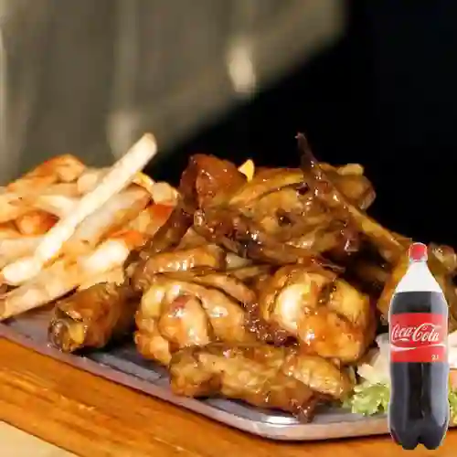 Combo Alitas X36 + Coca Cola Original 2 l