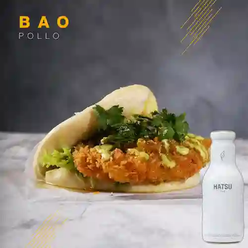 Combo Bao de Pollo + Te Hatsu Blanco 400 ml