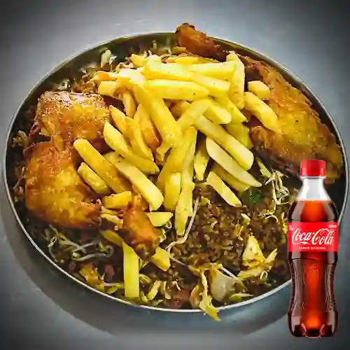Combo Arroz Valenciana +cocacola Orig 400ml