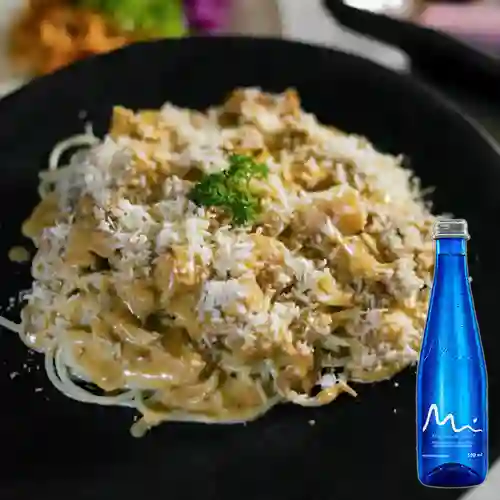 Combo Pasta Marinera + Manatial Sin Gas 500ML
