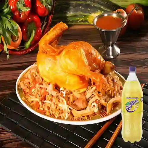 Combo Arroz a la Valenciana + Quatro Original 1.5Lt