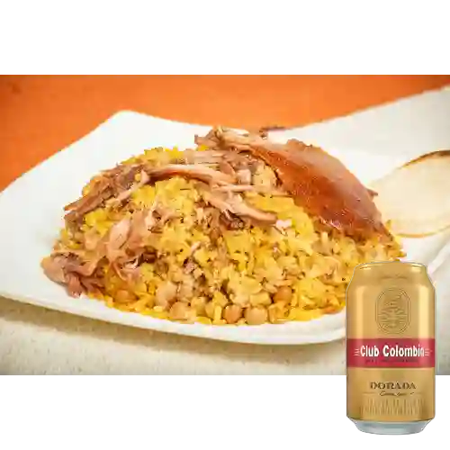 Combo Lechona 400 Gramos + Club col. Dorada Lta 330ml
