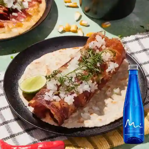 Combo Costra de Champiñones +Manantial S/gas 500ml.