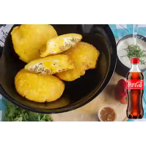 Combo Arepa con Huevo + Coca Cola Original 400 ml