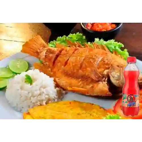 Combo Mojarra Frita + Hit Frutas Tropicales 500 ml