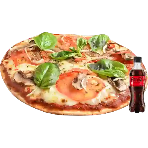 Combo Pizza 4/5 Ingredientes +Cocacola S/az 400ml