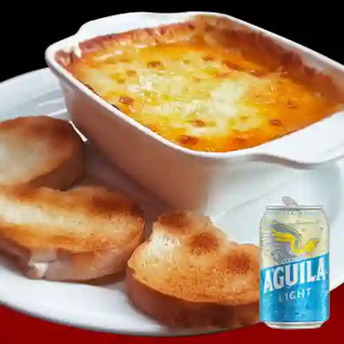 Combo Lasagna Las Vegas + Aguila Light Lta 330ml