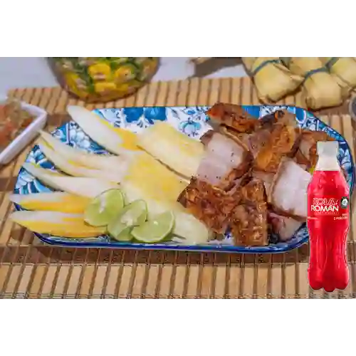 Chicharrón Crocante 300 gr +Kola Román Org 400ML