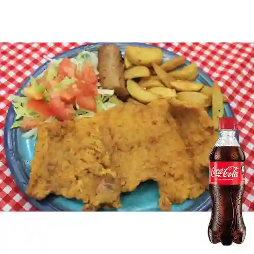 Combo Chuleta de Pollo + Coca Cola Original 400 ml