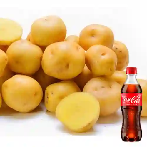 Combo Papa Criolla + Coca Cola Original 400 ml