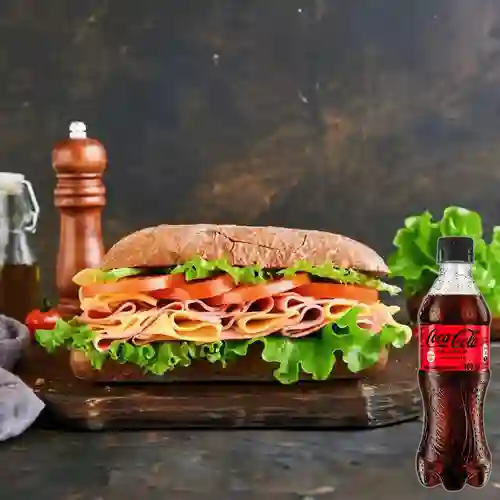 Combo Tradicional + Coca Cola Sin Azúcar 400 ml