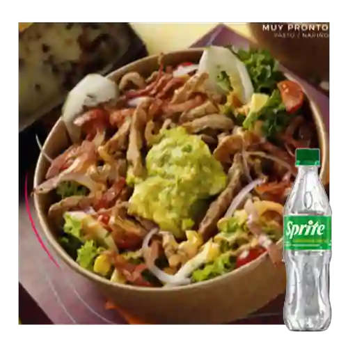 Combo Cantina Bowl de Cerdo + Sprite Original 400ml