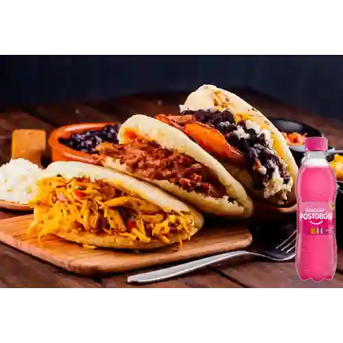 Combo Eli Pollo Carne + Postobón Manzana 250 ml