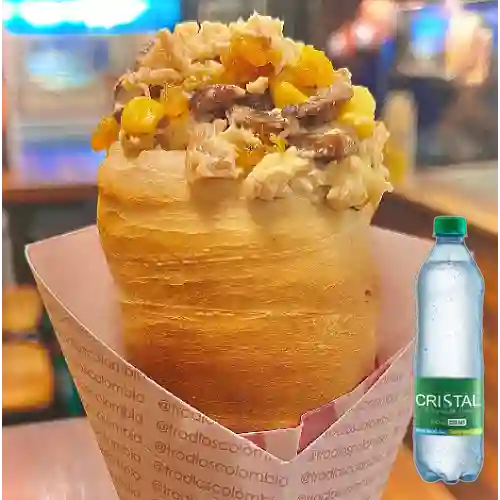 Combo Pollo Bechamel + Cristal Con Gas 600 ml