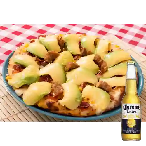 Combo Pizza Antioqueña + Corona Extra 355 ml