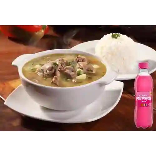 Combo Sopa de Menudencias + Manzana 250 ml