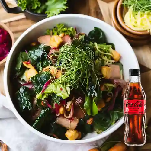Combo Ensalada de Kale + Coca Cola Sin Azúcar 300ML