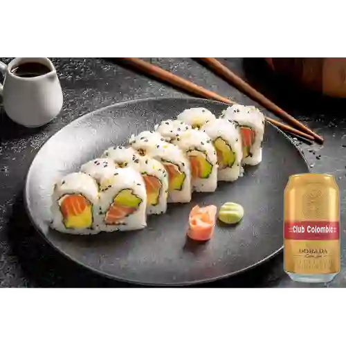 Combo Sushi New York Phila + Club Col. Dorada Lata 330ml