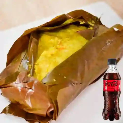 Combo Tamal Puerta Falsa + Coca-Cola Sin Azúcar 400 ml
