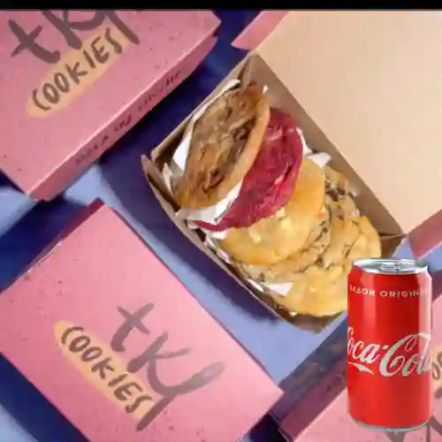 Combo Caja X 5 Tkl Cookies + Coca-cola Sabor Original 355 ml