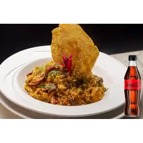 Combo Arroz Atollado + Coca-Cola ZERO 300 ml