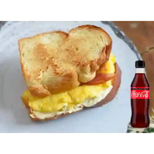 Combo Egg Sándwich + Coca-Cola Sin Azúcar 350 ml