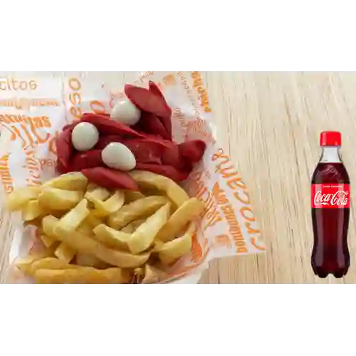 Combo Menu Infantil + Coca Cola Sabor Original 400 ml