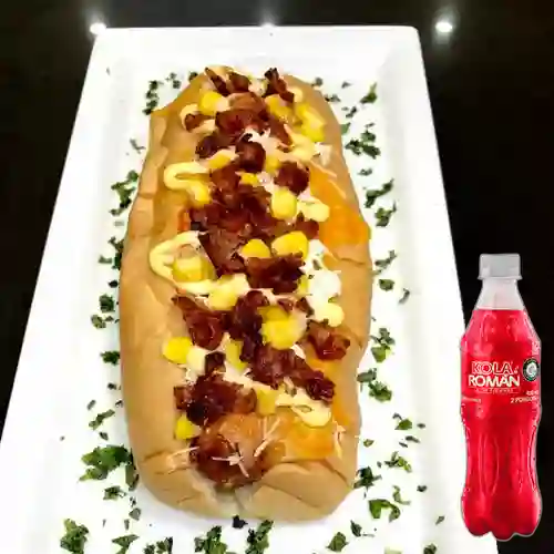 Combo Perro Ranchero + Kola Román Original 400ML
