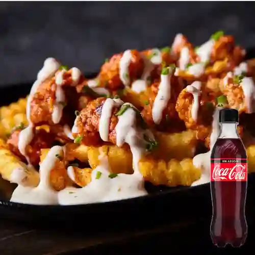 Combo BBQ Chicken Fries + Coca-Cola Sin Azúcar 500 ml