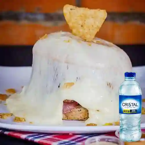 Combo Cheeseburger Wolverine + Cristal Sin Gas 300 ml