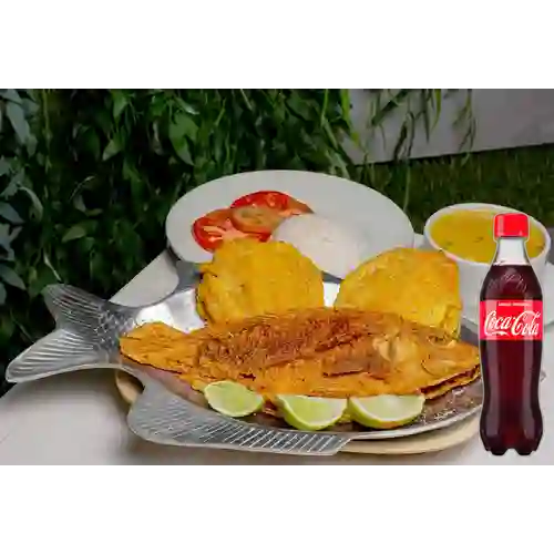 Combo Tilapia Frita + Coca-Cola Sabor Original 400 ml